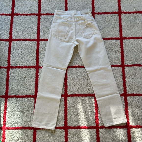 Citizens of Humanity EVA ripped white straight jeans - Picture 8 of 14